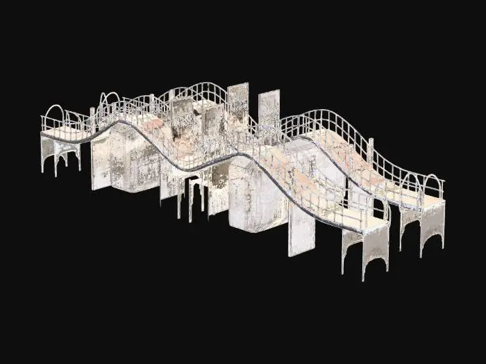 3D model for Liminal Space Pool Level