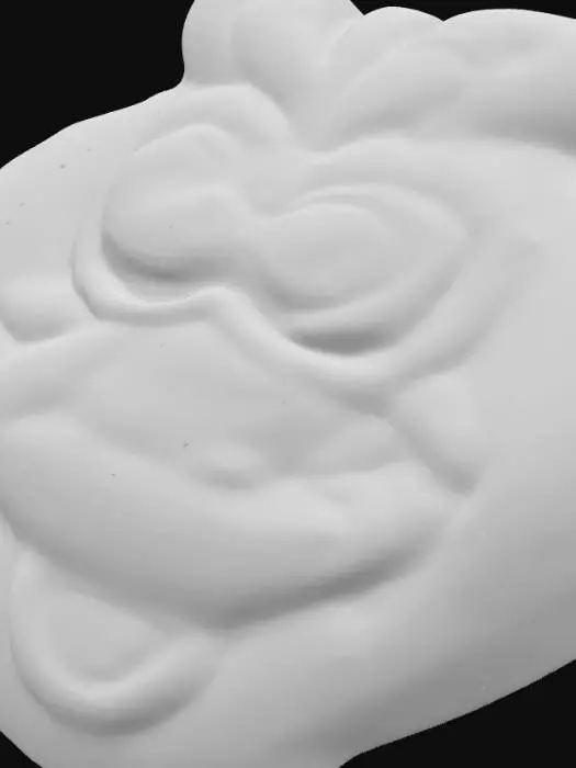 3D model for Caterpillar cake face