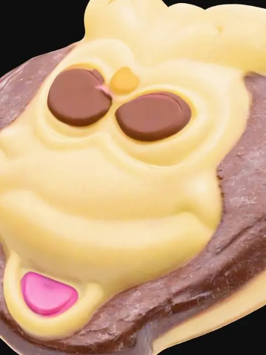 3D model for Caterpillar cake face