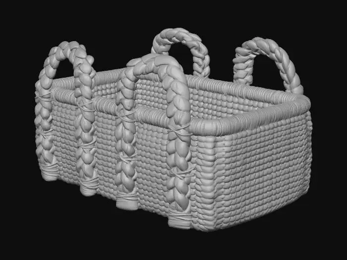 3D model for Beachcomber Rectangular Basket