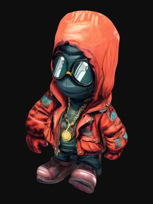 3D model for Hooded Style