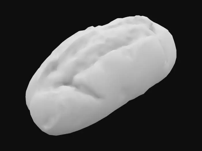 3D model for A delicious realistic French loaf.