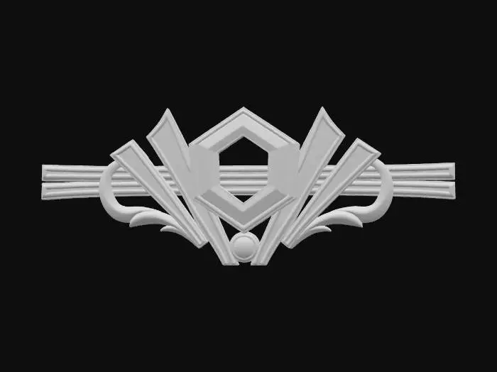 3D model for Golden Emblem Design