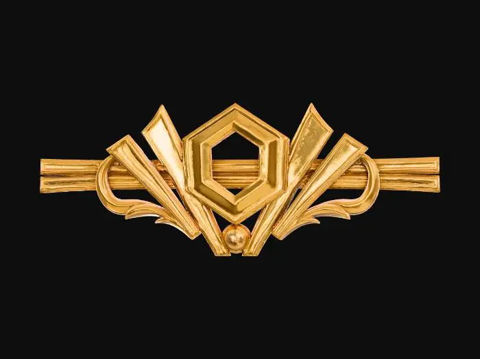 3D model for Golden Emblem Design