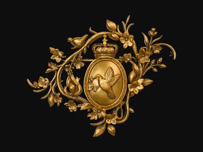 3D model for Golden Harmony Crest