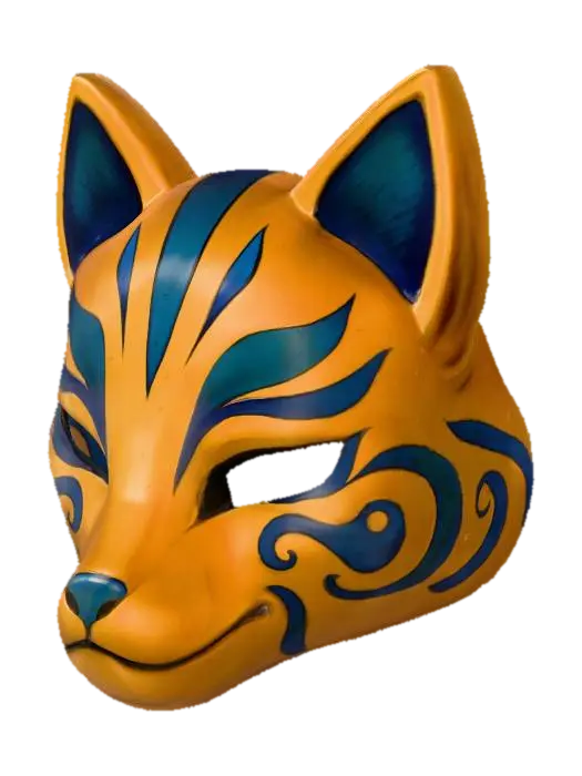 由 Meshy_Official 制作的 Mystic Feline Mask — 使用 Meshy AI 3D 生成器制作，免费下载 FBX OBJ GLB STL