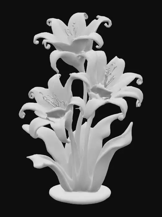 3D model for Iridescent Blossoms