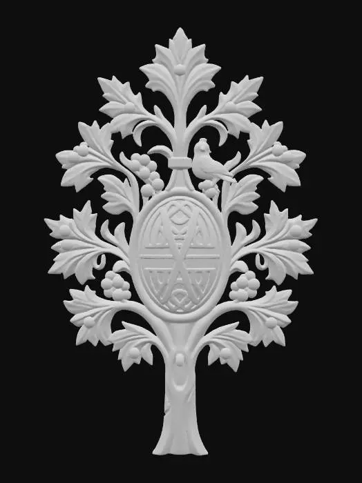 3D model for Golden Tree Emblem