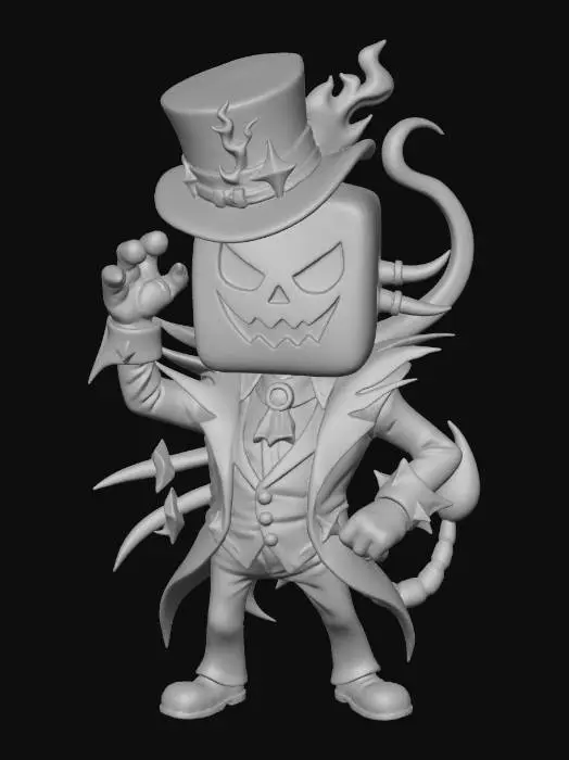 3D model for Pumpkin Inferno Duke #Halloween2025#