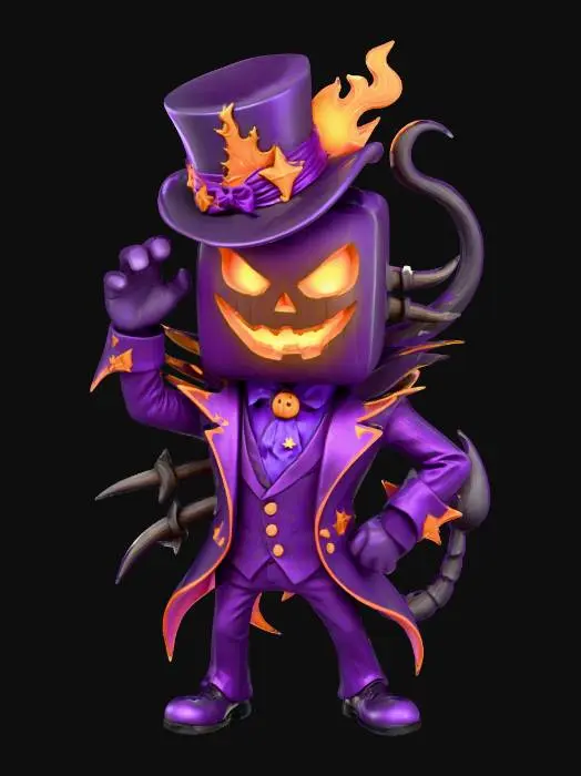 3D model for Pumpkin Inferno Duke #Halloween2025#