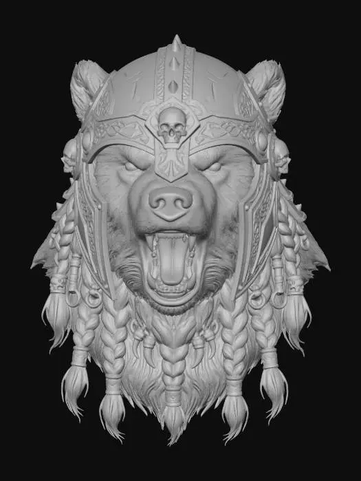 3D model for Ironhelm Warbear