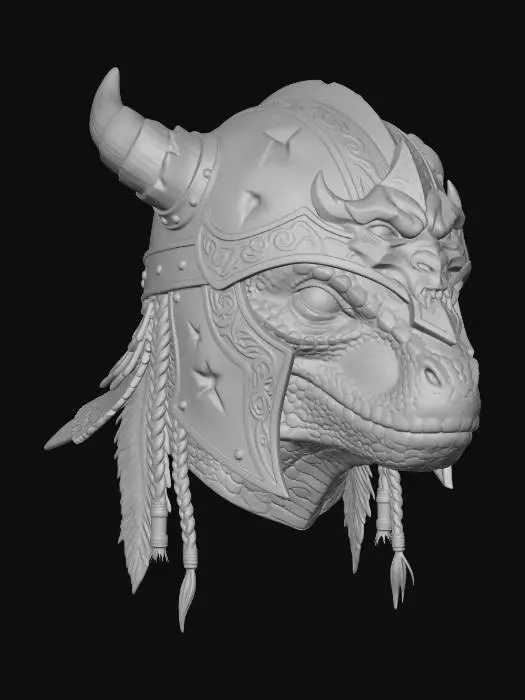 3D model for Lizard Man