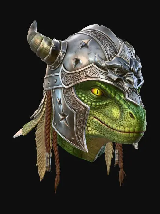 3D model for Lizard Man