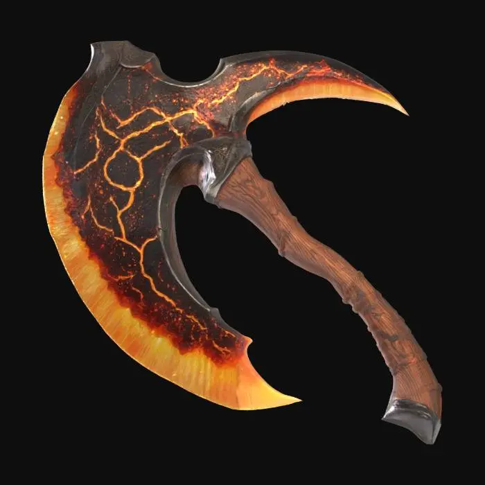 3D model for A stone double-headed axe