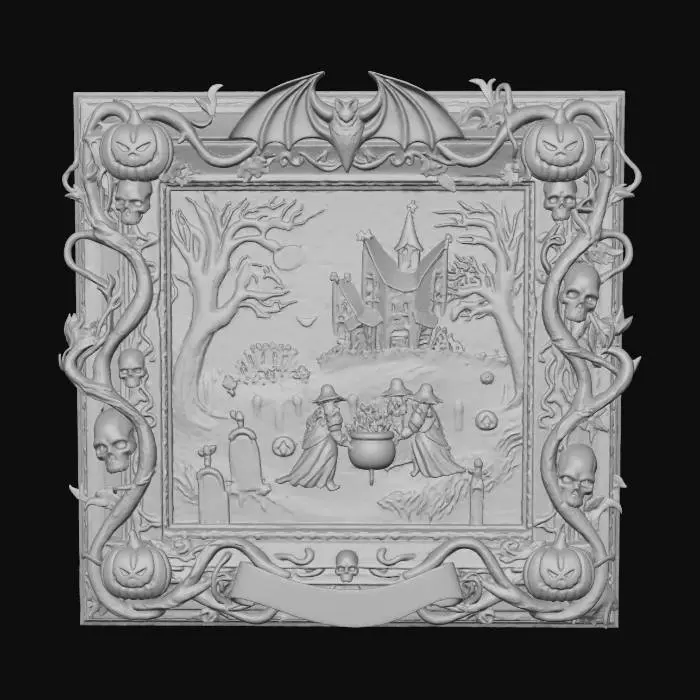 3D model for Halloween Night Gathering, #Halloween2025#