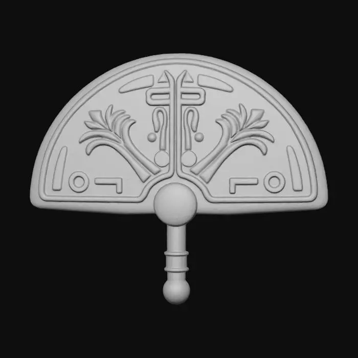 3D model for Art Deco Fan Design