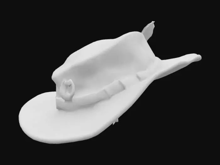 3D model for The hat of a pirate hunter navy mercenaries