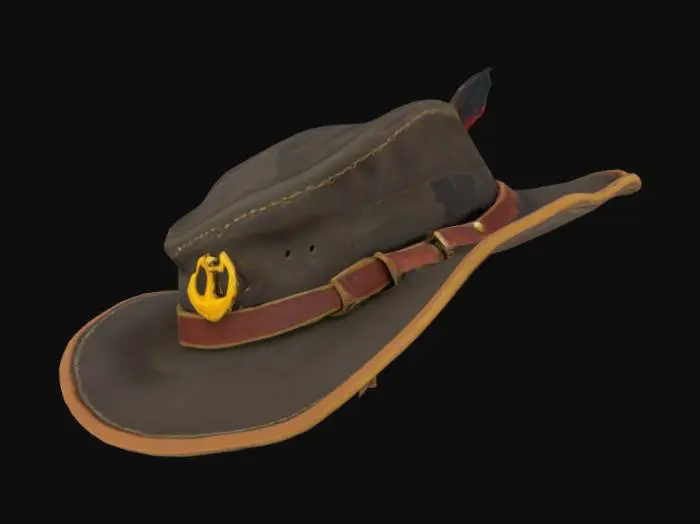 3D model for The hat of a pirate hunter navy mercenaries