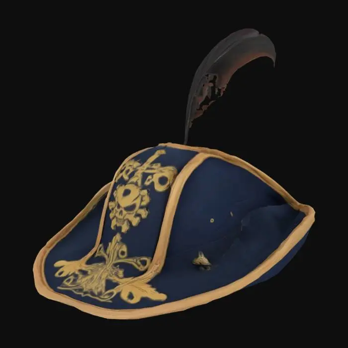 3D model for The hat of a pirate hunter navy mercenaries