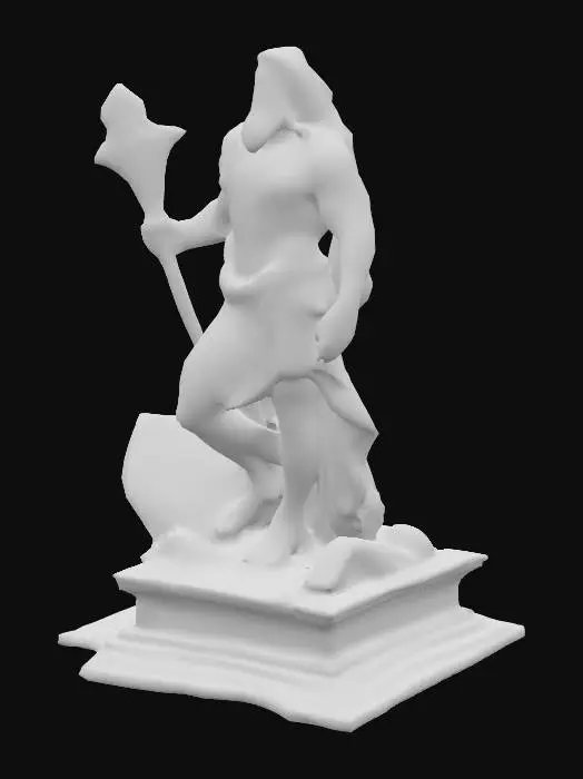 3D model for Majestic Deity Statue