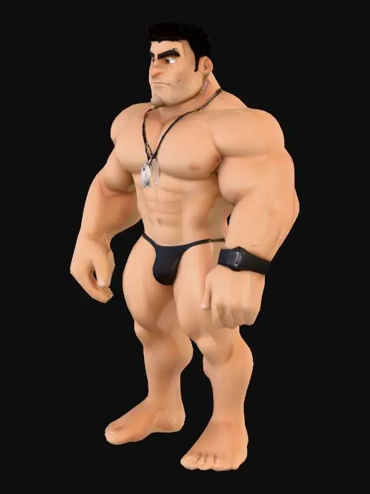 3D model for Muscle Hero
