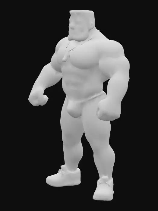 3D model for Strongman Figure