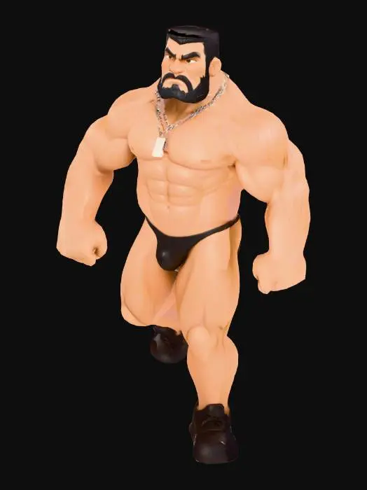 3D model for Strongman Figure