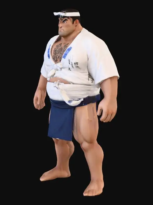 3D model for Sumo Warrior