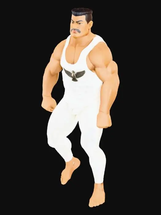 3D model for Strong Man in White Leotard