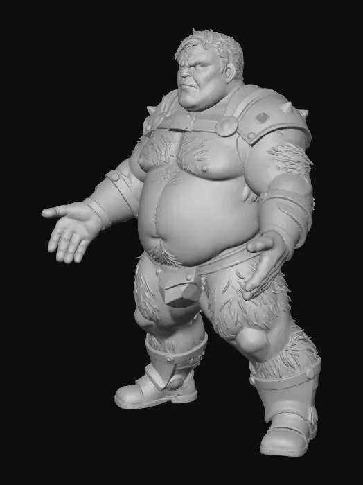 3D model for Warrior's Strength