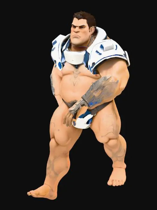 3D model for Armored Anxiety