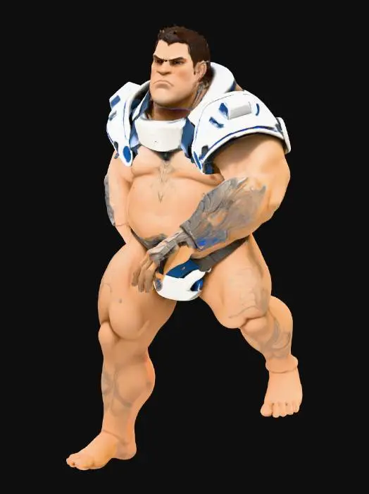 3D model for Armored Anxiety