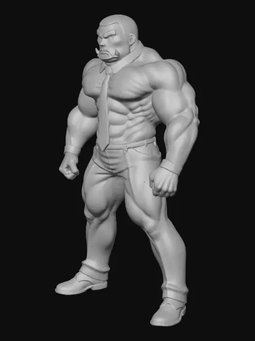 3D model for Business Strength, #villain#
