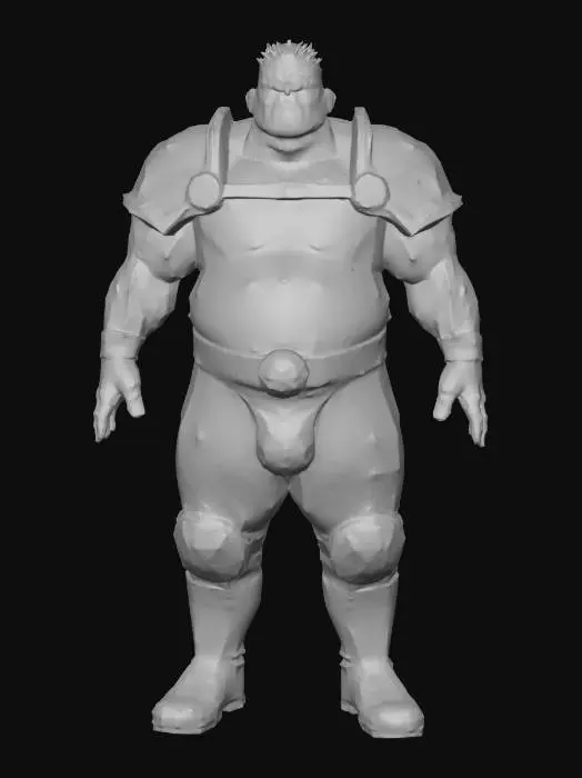 3D model for Warrior Pose