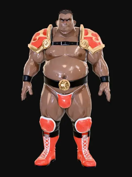 3D model for Warrior Pose