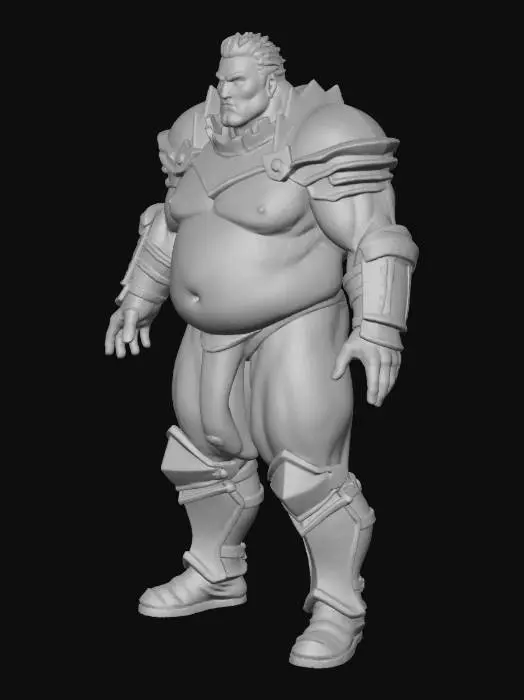 3D model for Ironclad Warrior, #Thanksgiving#