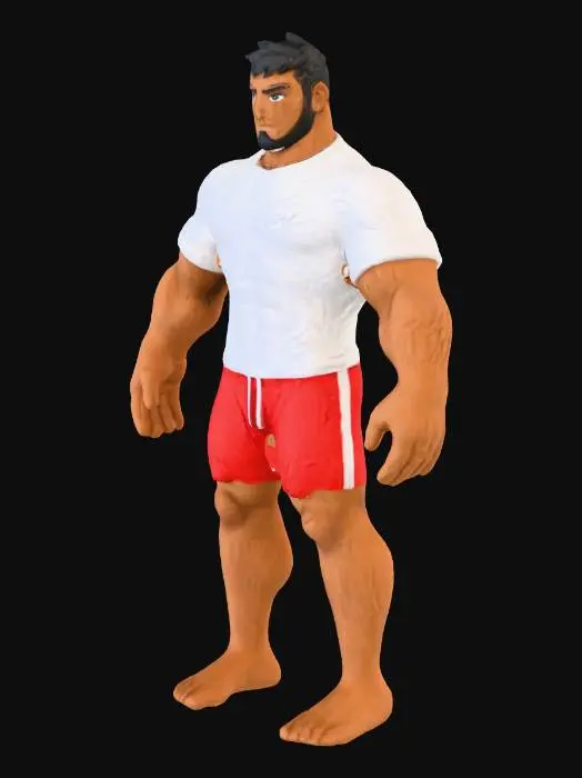 3D model for Strong Beach Day, #Thanksgiving#
