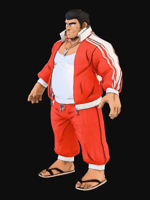 3D model for Champion in Red Tracksuit