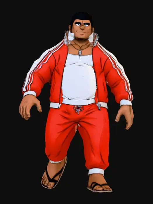 3D model for Champion in Red Tracksuit