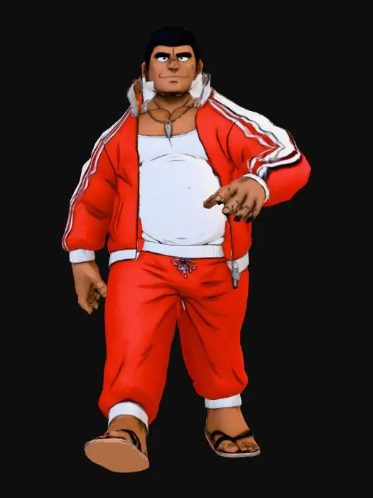 3D model for Champion in Red Tracksuit
