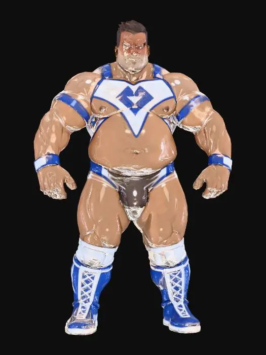 3D model for Wrestler Power Pose, #Christmas2025#
