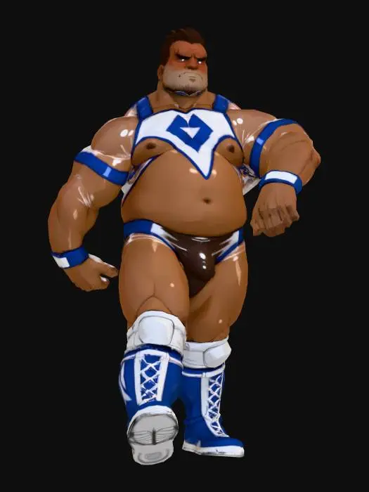 3D model for Wrestler Power Pose, #Christmas2025#