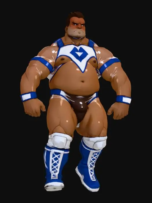 3D model for Wrestler Power Pose, #Christmas2025#