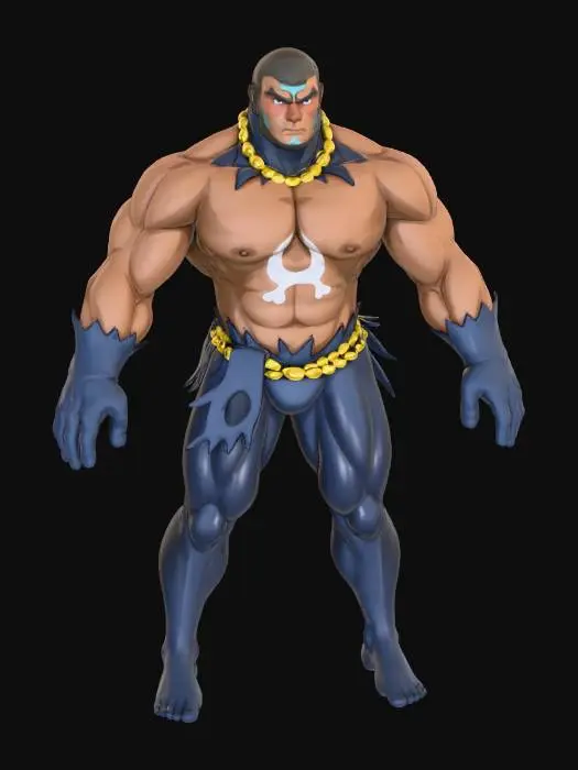 3D model for #Christmas2025#, Wrestling Champion