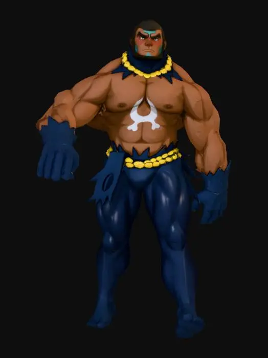 3D model for #Christmas2025#, Wrestling Champion