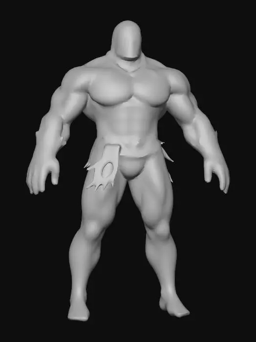3D model for #Christmas2025#, Wrestling Champion
