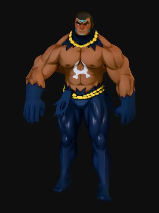 3D model for #Christmas2025#, Wrestling Champion