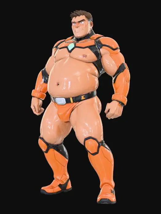 3D model for Orange Defender