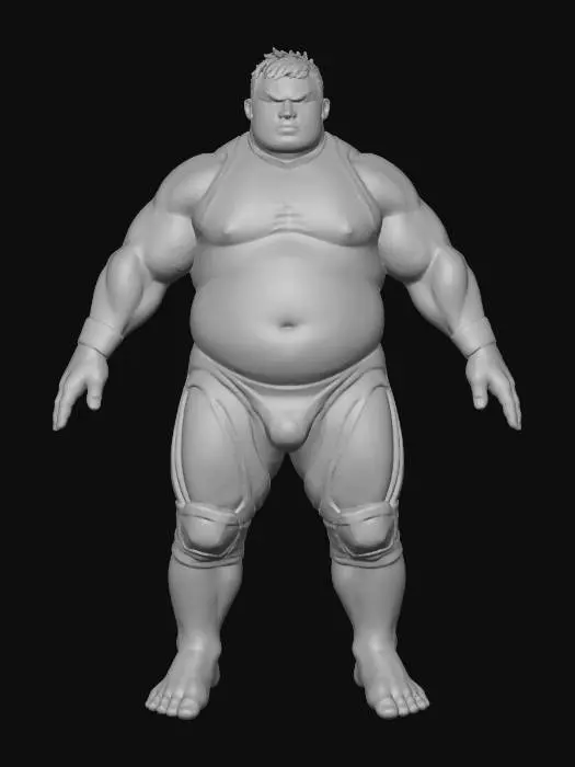 3D model for Wrestler’s Resolve