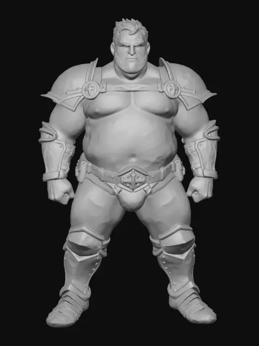 3D model for Armored Warrior